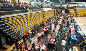 More than 150 student organizations, campus departments and nonprofits participated in the Fall Involvement Fair
