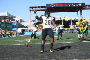 Terrance West at the FCS Championship Game in January. Photo by Rick Yeatts.