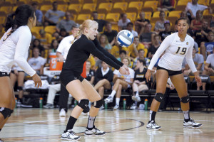 Towson University volleyball took three games during this weekend's Towson Invitational. They are now 6-0 to open the season 