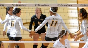 The Towson University volleyball team picked up two wins over the weekend. The Tigers will enter the CAA Tournament with the No.3 seed. 