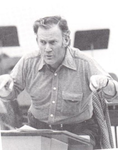 Hank Levy conducting in 1976