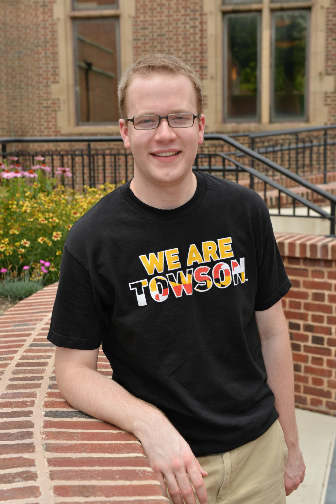 Senior Kurt Anderson stepped away from being an RA, to take on the responsibilities of the being the Towson SGA President. 